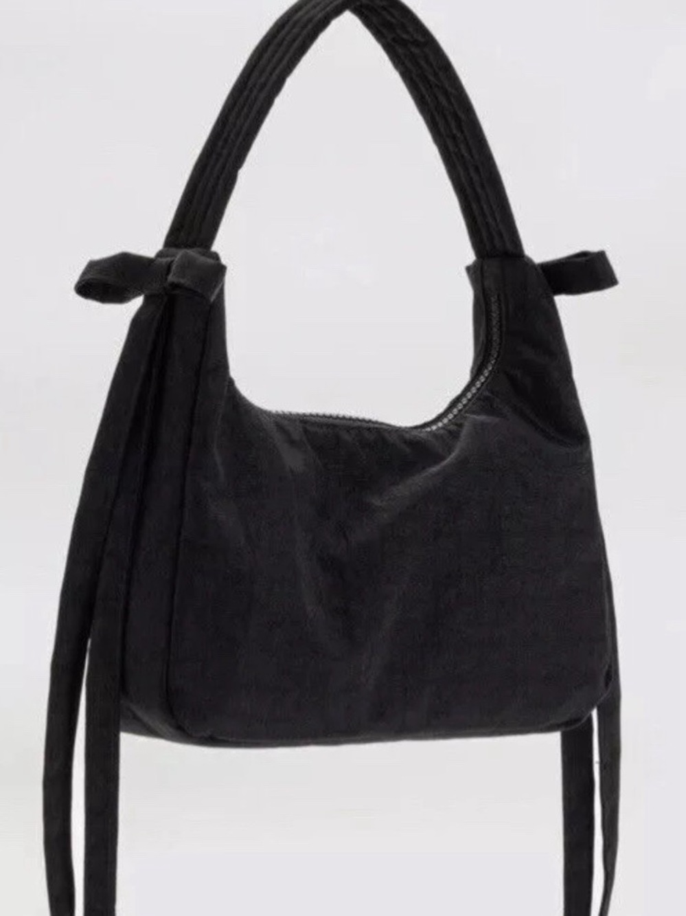 BAGGU x Sandy Liang Mini Bow Black Bag